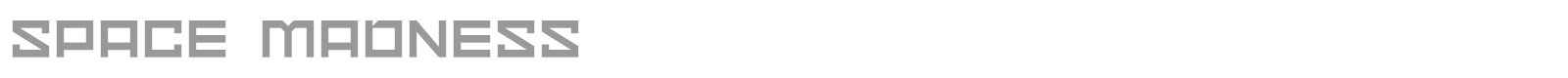 Space Madness font preview